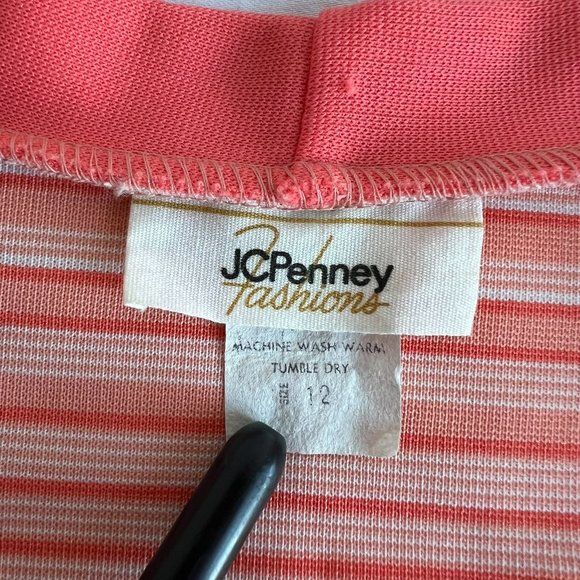 JCPenney Women's Pink / Salmon and White Layering Jacket - Picture 5 of 5